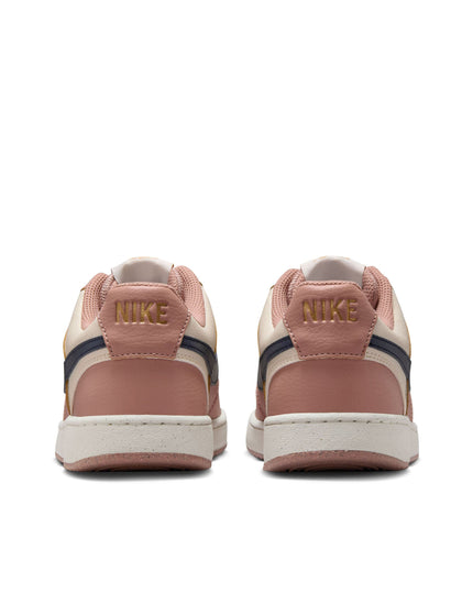 Nike Court Vision Low Next Nature Shoes - Particle Pink/Midnight Navy/Pale Ivoryimage3- The Sports Edit