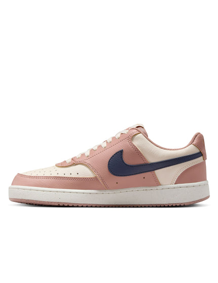 Nike Court Vision Low Next Nature Shoes - Particle Pink/Midnight Navy/Pale Ivoryimage5- The Sports Edit