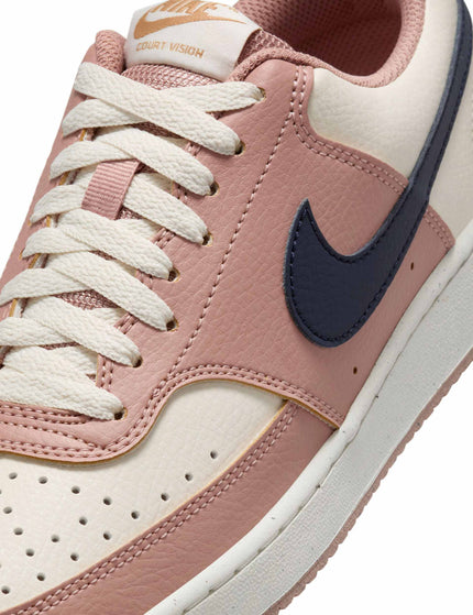 Nike Court Vision Low Next Nature Shoes - Particle Pink/Midnight Navy/Pale Ivoryimage7- The Sports Edit
