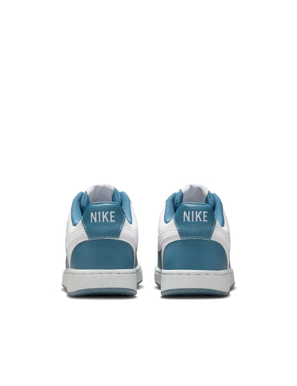 Nike Court Vision Low Next Nature Shoes - White/Smokey Blueimage3- The Sports Edit