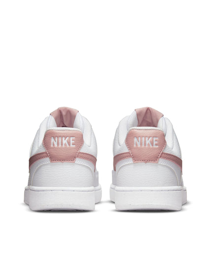 Nike Court Vision Low Next Nature Shoes - White/Pink Oxfordimages3- The Sports Edit