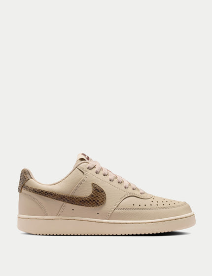 Nike Court Vision Low Premium Shoes - Sanddrift/British Khaki/Blackimages1- The Sports Edit