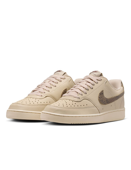 Nike Court Vision Low Premium Shoes - Sanddrift/British Khaki/Blackimages2- The Sports Edit