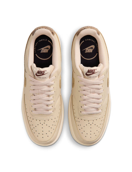 Nike Court Vision Low Premium Shoes - Sanddrift/British Khaki/Blackimages4- The Sports Edit