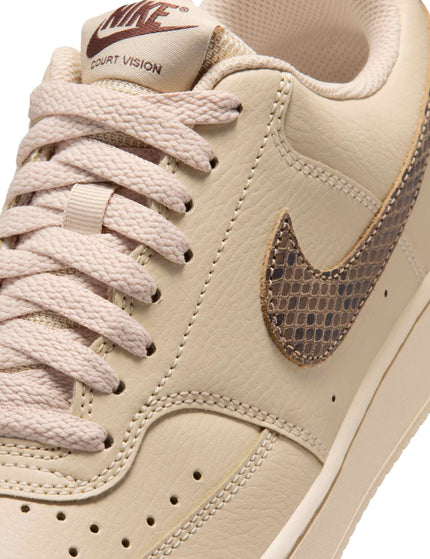 Nike Court Vision Low Premium Shoes - Sanddrift/British Khaki/Blackimages7- The Sports Edit