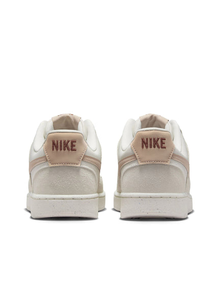 Nike Court Vision Low Shoes - Phantom/Fossil Stone/Light Boneimage3- The Sports Edit