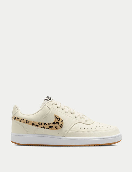 Nike Court Vision Shoes - Sail/Black/White/Flaximage1- The Sports Edit