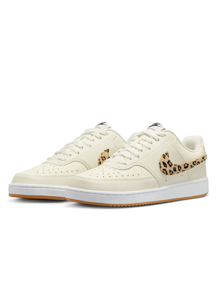 Nike Court Vision Shoes - Sail/Black/White/Flaximage2- The Sports Edit