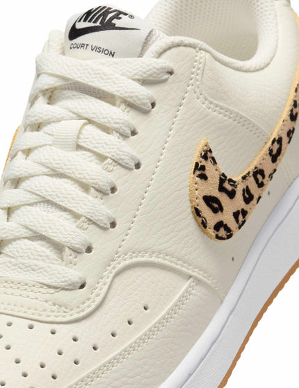 Nike Court Vision Shoes - Sail/Black/White/Flaximage7- The Sports Edit