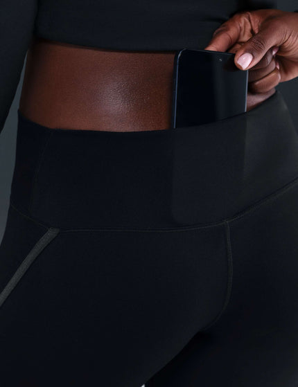 Nike Dri-FIT One High Waisted 7/8 Leggings - Black/Whiteimages3- The Sports Edit