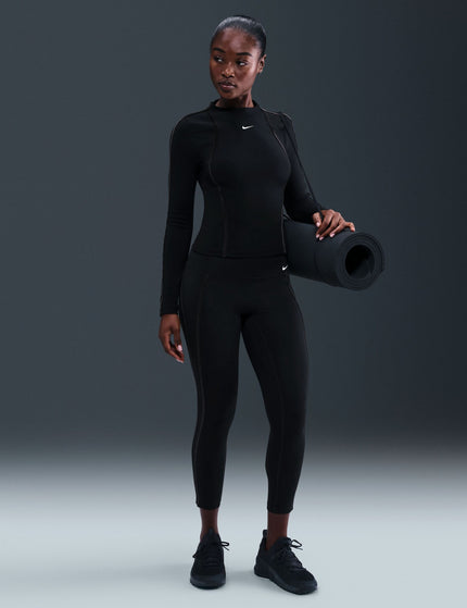 Nike Dri-FIT One High Waisted 7/8 Leggings - Black/Whiteimages5- The Sports Edit