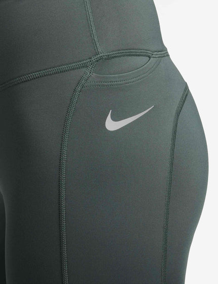 Nike Epic Fast Pocket Running Leggings - Vintage Green/Reflective Silverimage3- The Sports Edit