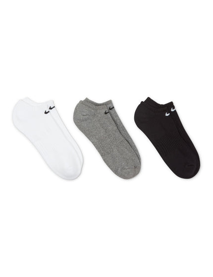 Nike Everyday Cushioned Socks (3 pairs) - White/Grey/Blackimage1- The Sports Edit