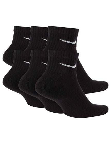 Nike Everyday Cushioned Training Ankle Socks (6 Pairs) - Black/Whiteimages4- The Sports Edit