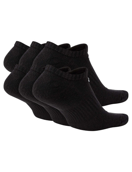 Nike Everyday Cushioned Training No-Show Socks (6 Pairs) - Black/Whiteimages4- The Sports Edit