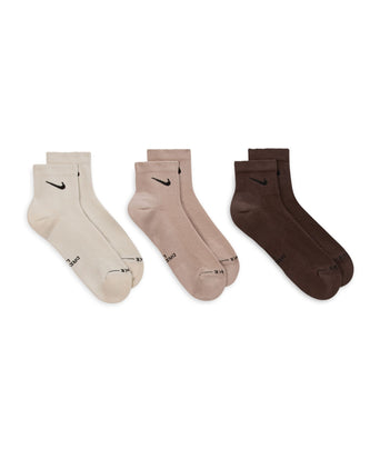 Everyday Elevated Ankle Socks (3 Pairs) - Brown