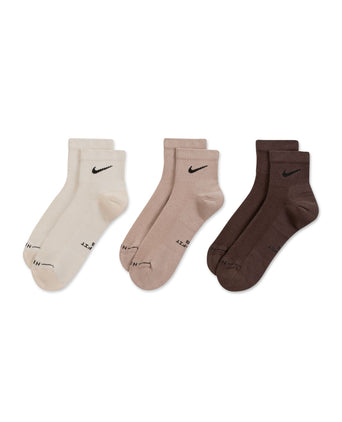 Everyday Elevated Ankle Socks (3 Pairs) - Brown