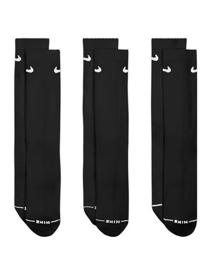 Nike Everyday Elevated Crew Socks (3 Pairs) - Blackimages1- The Sports Edit