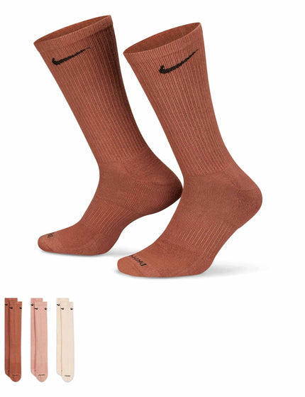 Nike Everyday Plus Cushioned Socks (3 Pairs) - Multi-Colourimage3- The Sports Edit