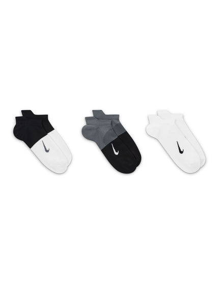 Nike Everyday Plus Lightweight Socks (3 Pairs) - White/Black/Greyimage1- The Sports Edit