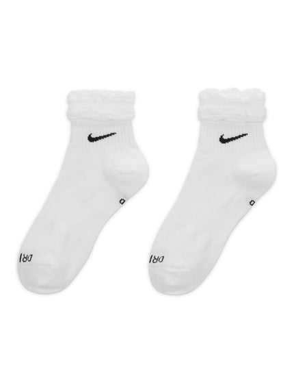 Nike Everyday Training Ankle Socks - White/Blackimage3- The Sports Edit