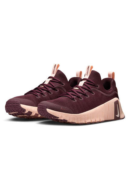 Nike Free Metcon 6 Shoes - Burgundy Crush/Crimson Tint/Dark Ponyimage2- The Sports Edit