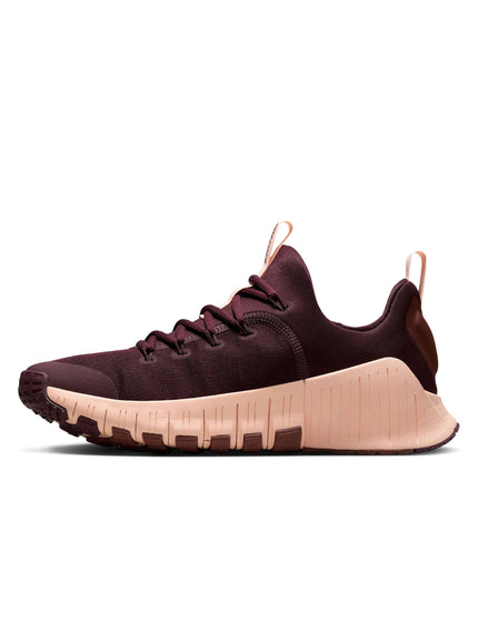 Nike Free Metcon 6 Shoes - Burgundy Crush/Crimson Tint/Dark Ponyimage5- The Sports Edit