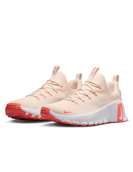 Nike Free Metcon 6 Shoes - Guava Ice/White/Light Wild Mangoimage2- The Sports Edit