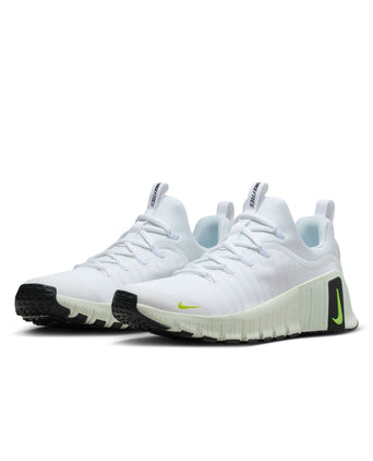 Free Metcon 6 Shoes - White/Cyber/Barely Green