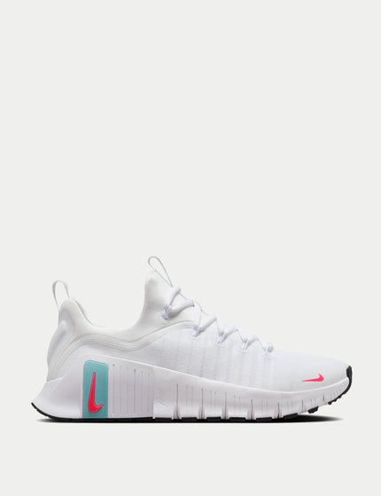 Nike Free Metcon 6 Shoes - White/Denim Turquoise/Black/Hot Punchimage1- The Sports Edit