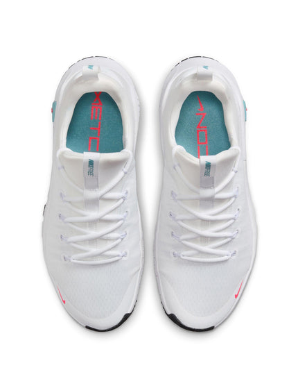 Nike Free Metcon 6 Shoes - White/Denim Turquoise/Black/Hot Punchimage4- The Sports Edit