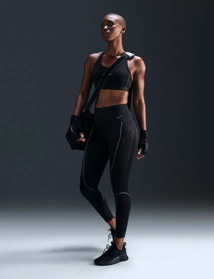 Nike Go High Waisted 7/8 Leggings with Pockets - Blackimages5- The Sports Edit