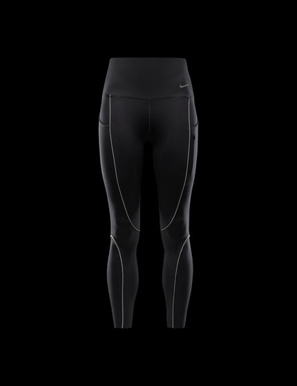 Nike Go High Waisted 7/8 Leggings with Pockets - Blackimage8- The Sports Edit