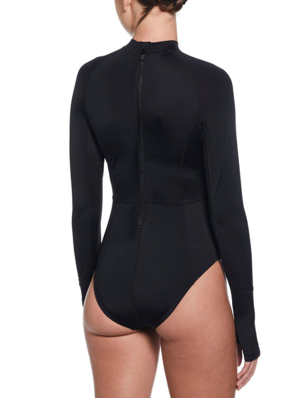 Nike Swim Hydralock Long-Sleeve One-Piece - Blackimage2- The Sports Edit