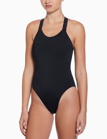 Nike Swim Hydralock Racerback One-Piece - Blackimage1- The Sports Edit