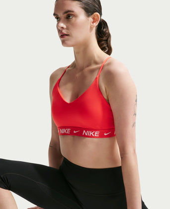 Indy Light Support Sports Bra - Light Crimson