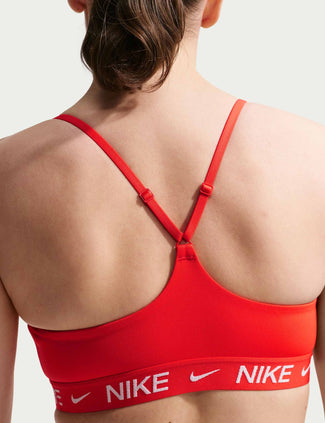 Indy Light Support Sports Bra - Light Crimson