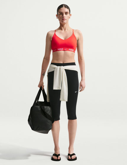 Nike Indy Light Support Sports Bra - Light Crimsonimages4- The Sports Edit