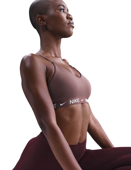 Nike Indy Light Support Sports Bra - Tattoo/Whiteimages3- The Sports Edit