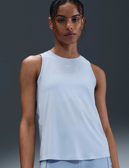 Nike One Classic Dri-FIT Tank Top - Blue Tint/Whiteimage1- The Sports Edit