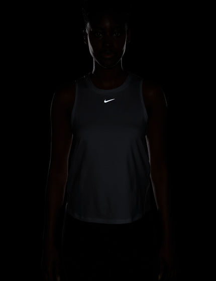 Nike One Classic Dri-FIT Tank Top - White/Blackimages4- The Sports Edit