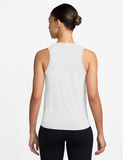 Nike One Classic Dri-FIT Tank Top - White/Blackimage2- The Sports Edit