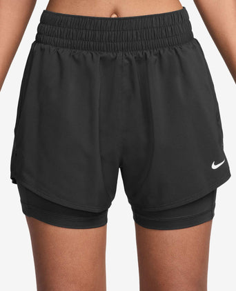 One Dri-FIT 2-in-1 Shorts - Black/White