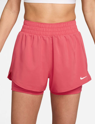 One Dri-FIT 2-in-1 Shorts - Sea Coral/White