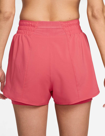 Nike One Dri-FIT 2-in-1 Shorts - Sea Coral/Whiteimages4- The Sports Edit