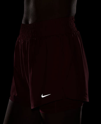 One Dri-FIT 2-in-1 Shorts - Sea Coral/White