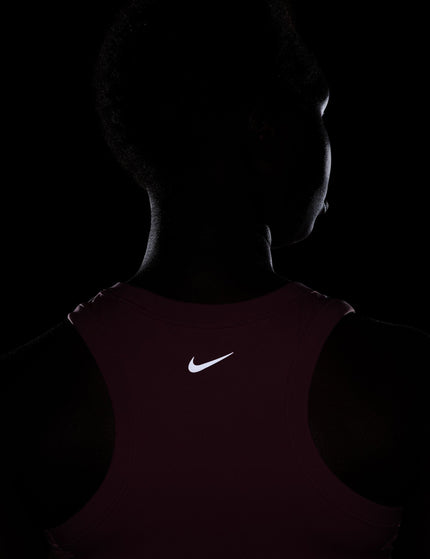 Nike One Fitted Dri-FIT Cropped Tank Top - Elemental Pink/Blackimage4- The Sports Edit