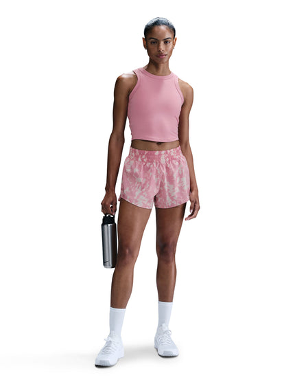 Nike One Fitted Dri-FIT Cropped Tank Top - Elemental Pink/Blackimage5- The Sports Edit
