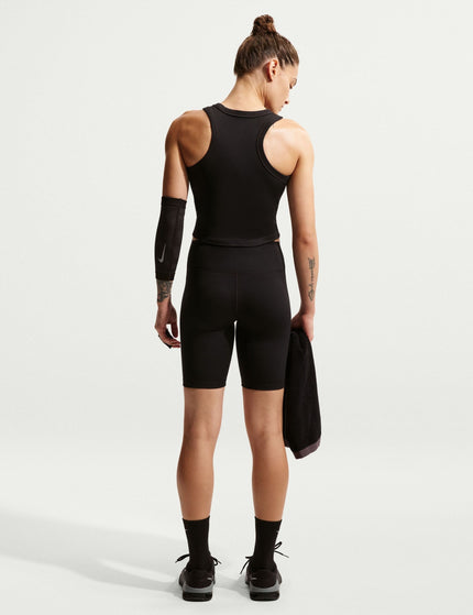 Nike One High Waisted 8" Biker Shorts - Black/Whiteimages6- The Sports Edit
