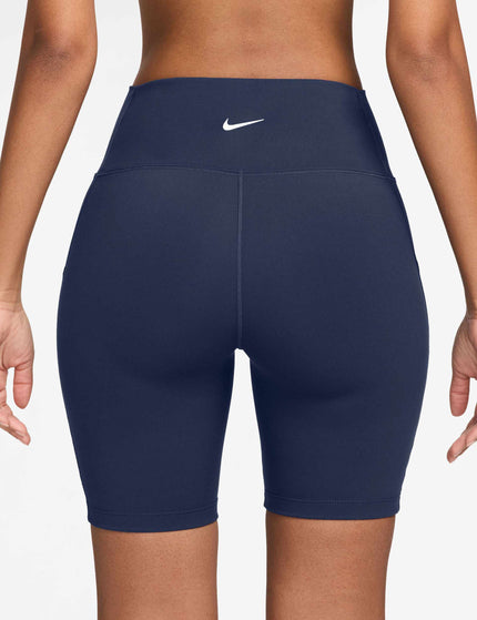Nike One High Waisted 8" Biker Shorts - Midnight Navyimage2- The Sports Edit